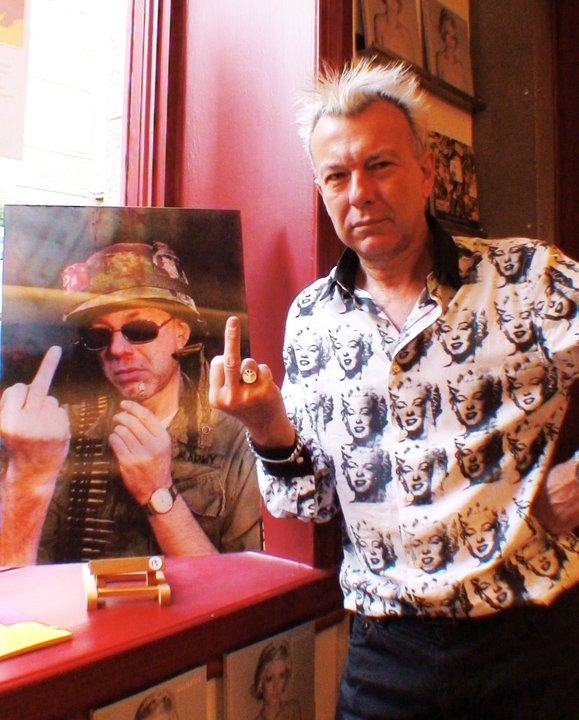 TD with his Fuck You art 1
